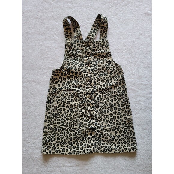 Wonder Nation - Cheetah print fabric jumper skirt - Size 4T - Picture 4 of 4